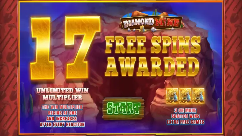 Diamond Mine Megaways Free Spins