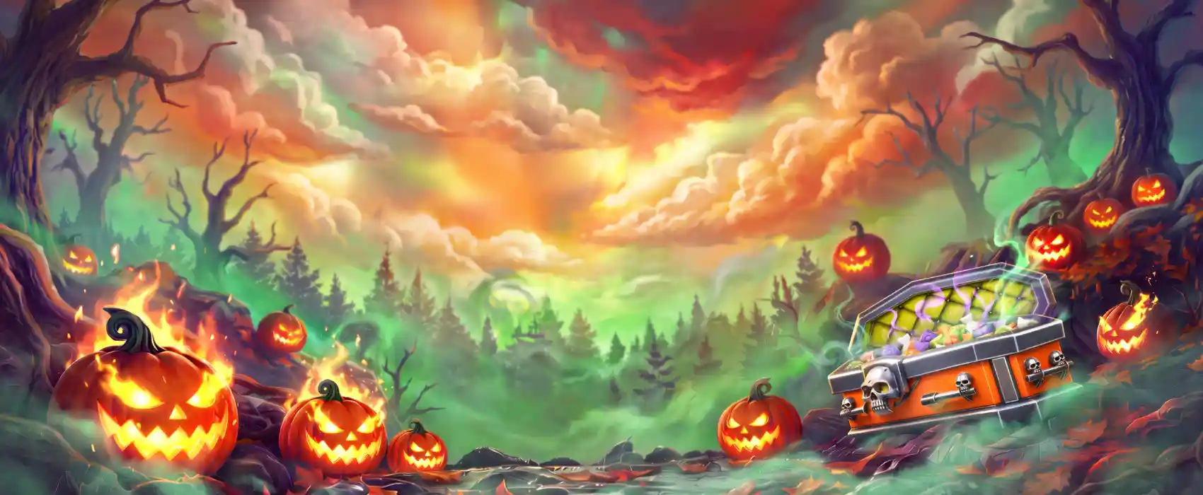 Big Bass Halloween Splash 1000 Background