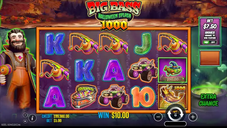 Big Bass Halloween Splash 1000 Gameplay