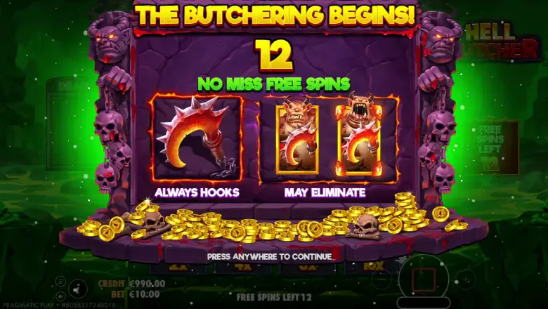 Hell Butcher Free Spins