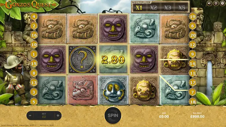 Gonzos Quest Gameplay