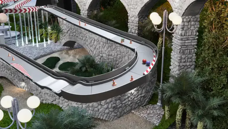 ez marble race monaco gameplay
