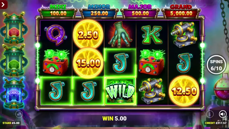 Frankensteins Fortune cash spins bonus