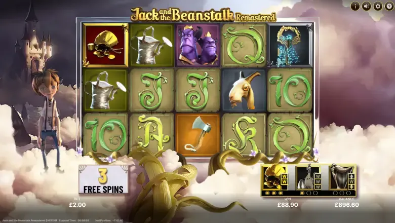 Jack & the beanstalk Bonus Round