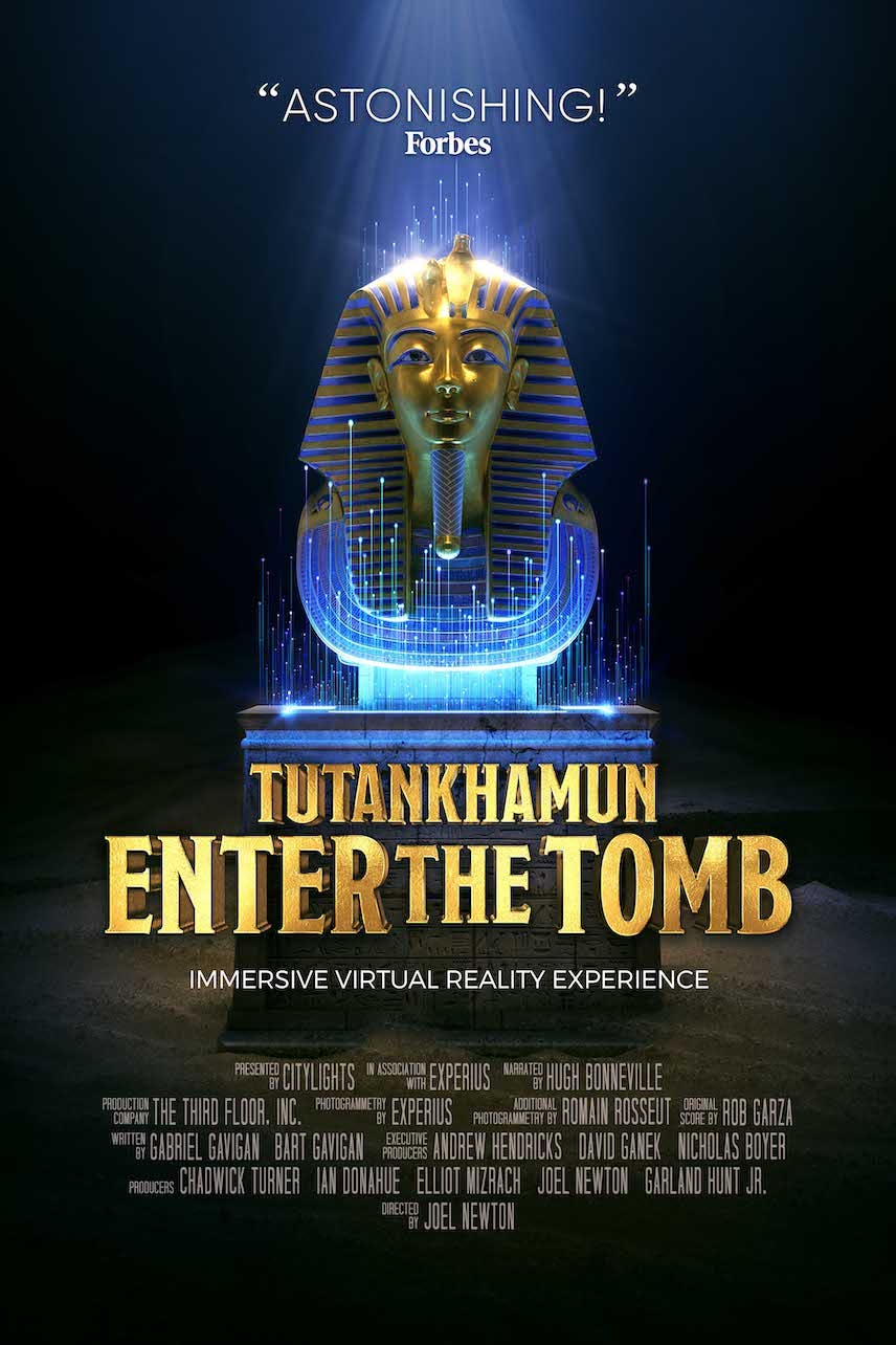 "Astonishing" review from Forbes for "Tutankhamun: Enter the Tomb”, included in the VIP ticket experience, or as a standalone on-site upgrade (based on availability).