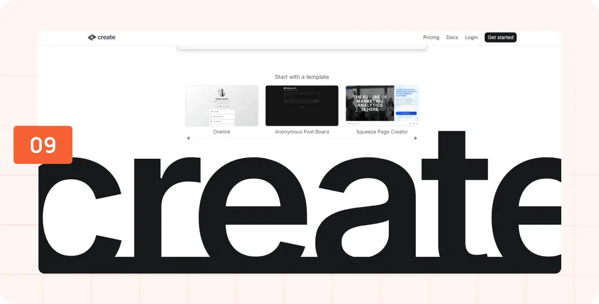 Create.xyz no-code AI builder platform featured by Beyond Labs