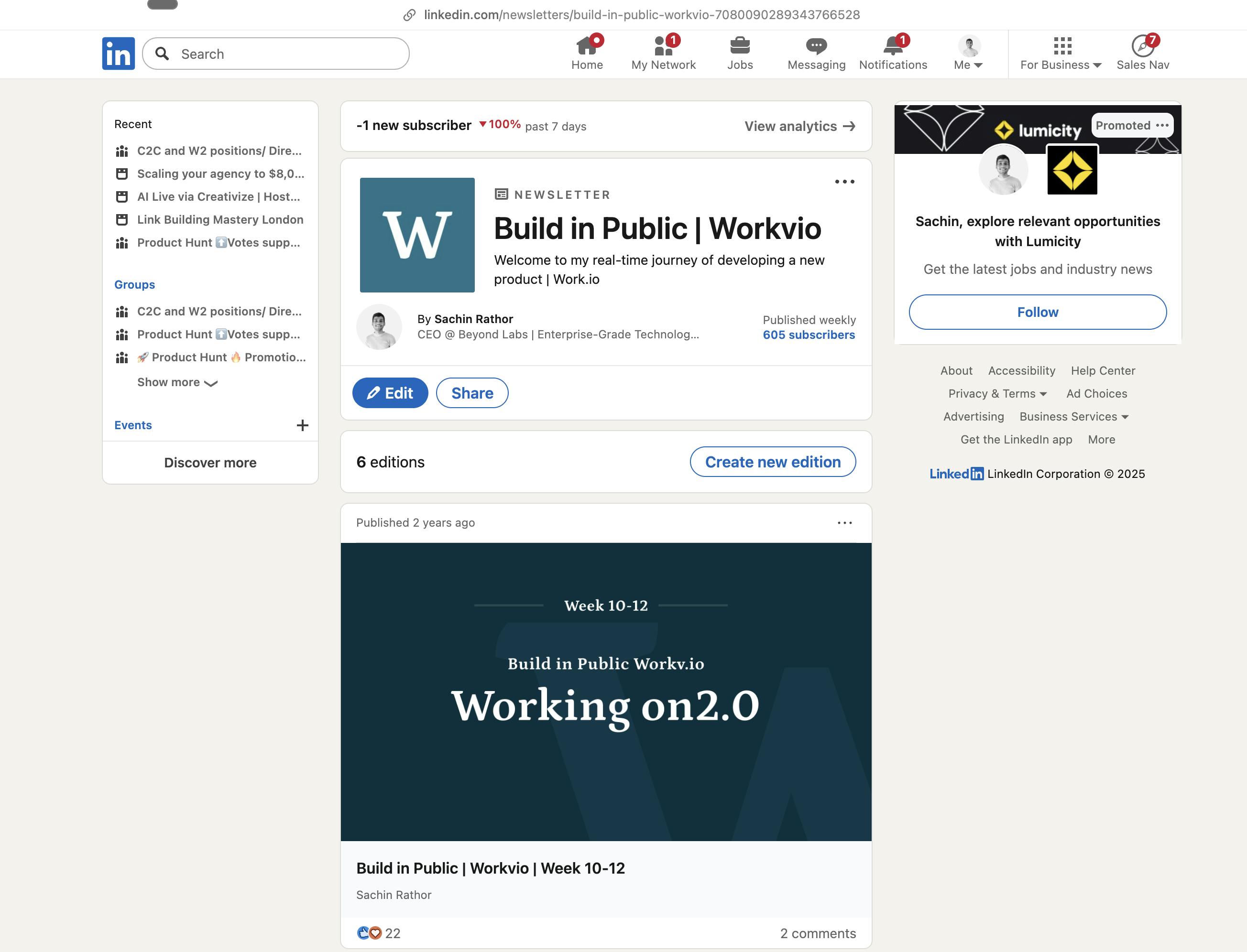 A Real Founder Story - Workvio