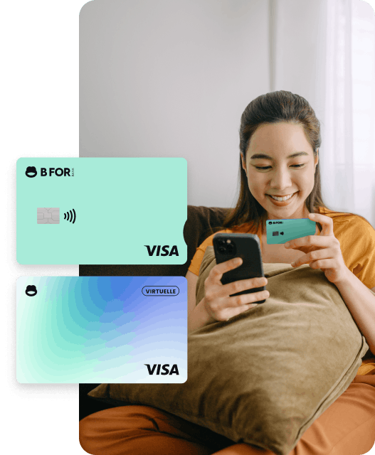 femme carte visa bforbank bforzen