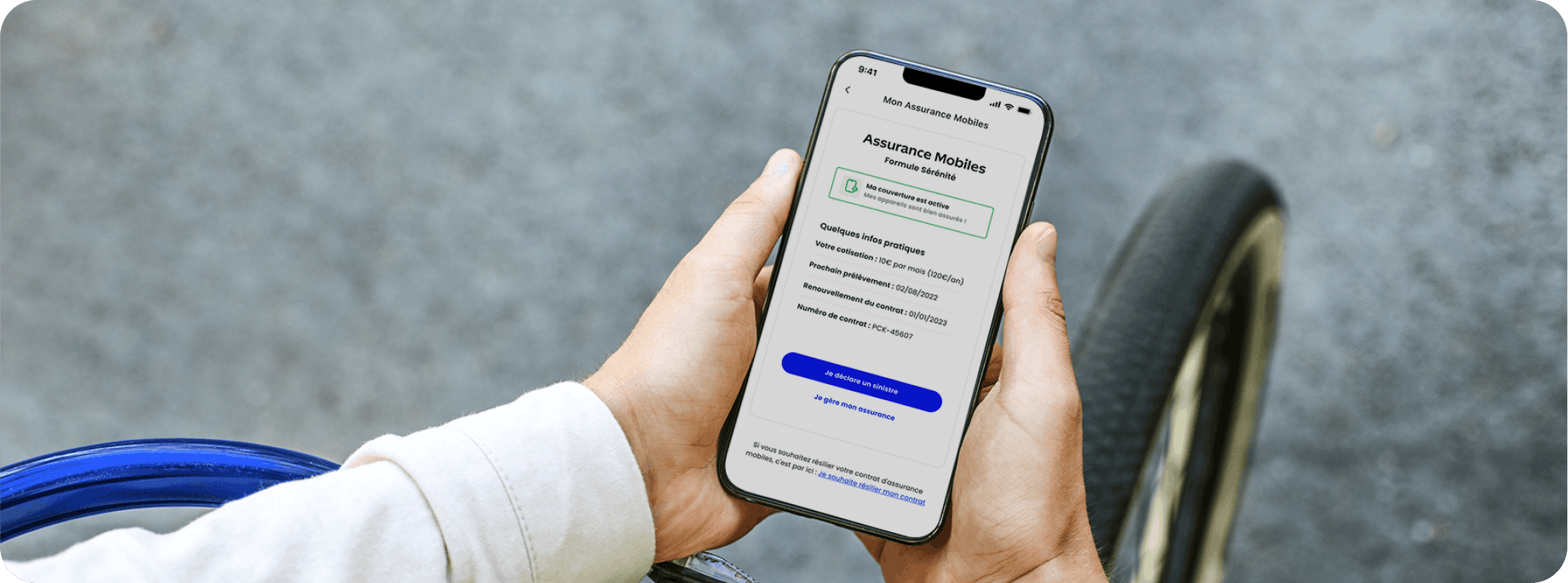 assurance mobile bforbank telephone header