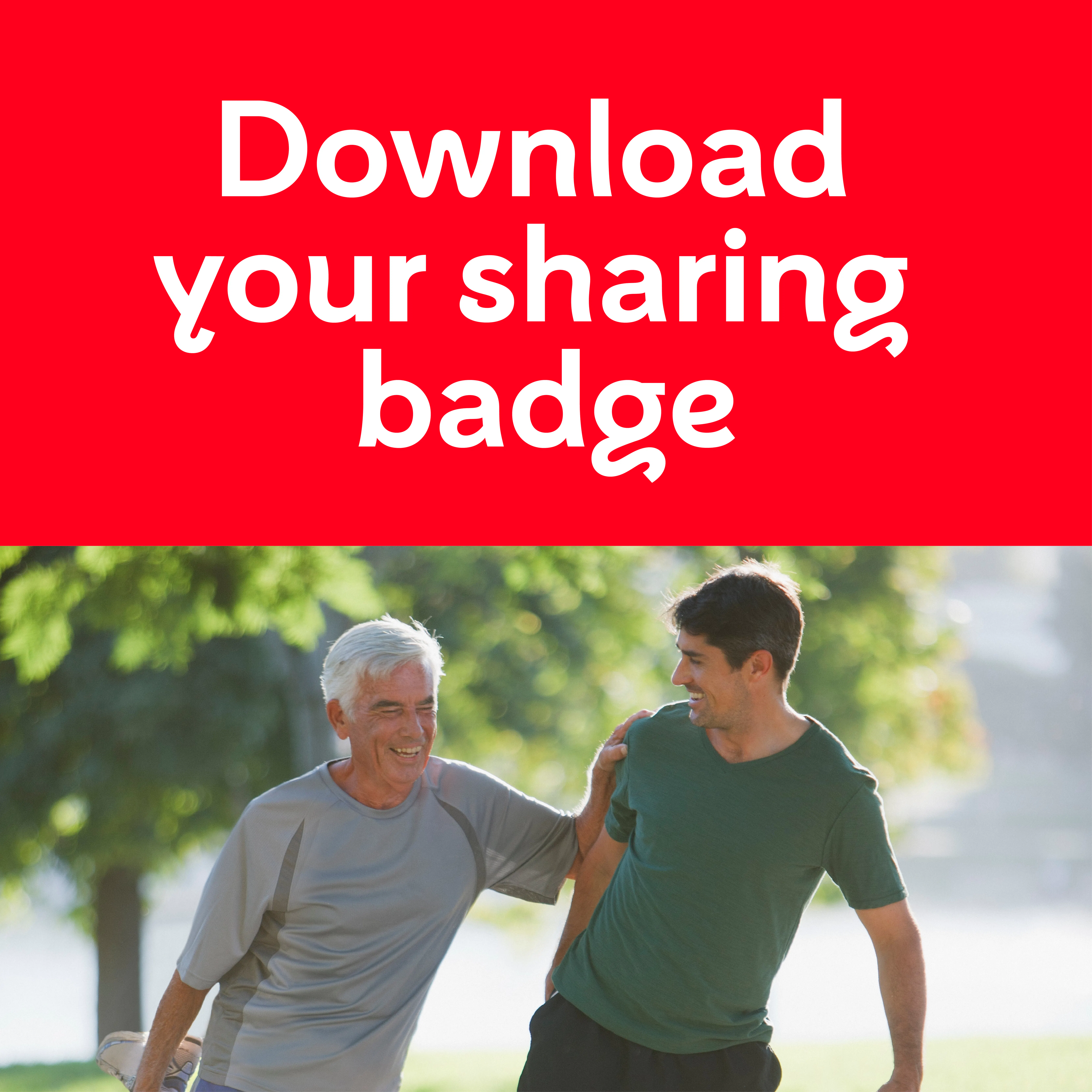 Sharing badges thumbnails.
