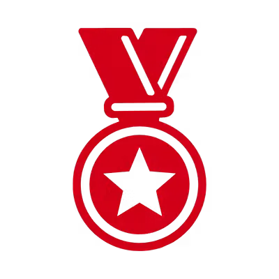 Medal icon.