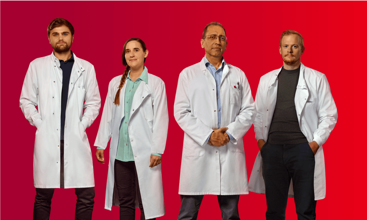 Professor Sanjay Sinha and his research team