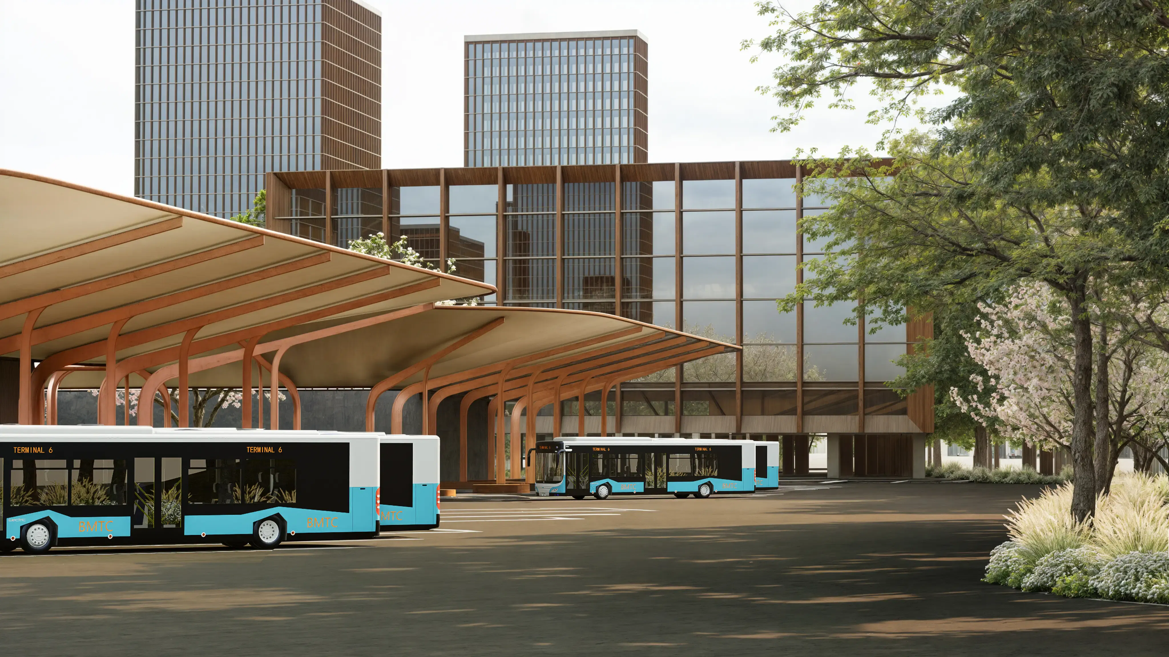 VIEW OF TRANSIT HUB