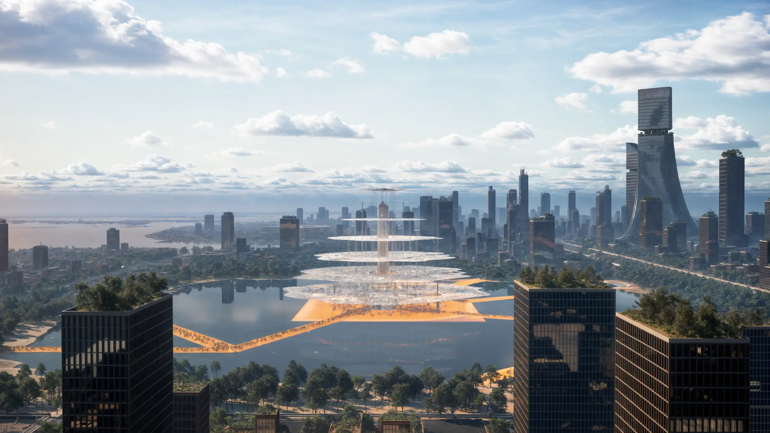 AERIAL VIEW OF ARTS & CULTURE DISTRICT