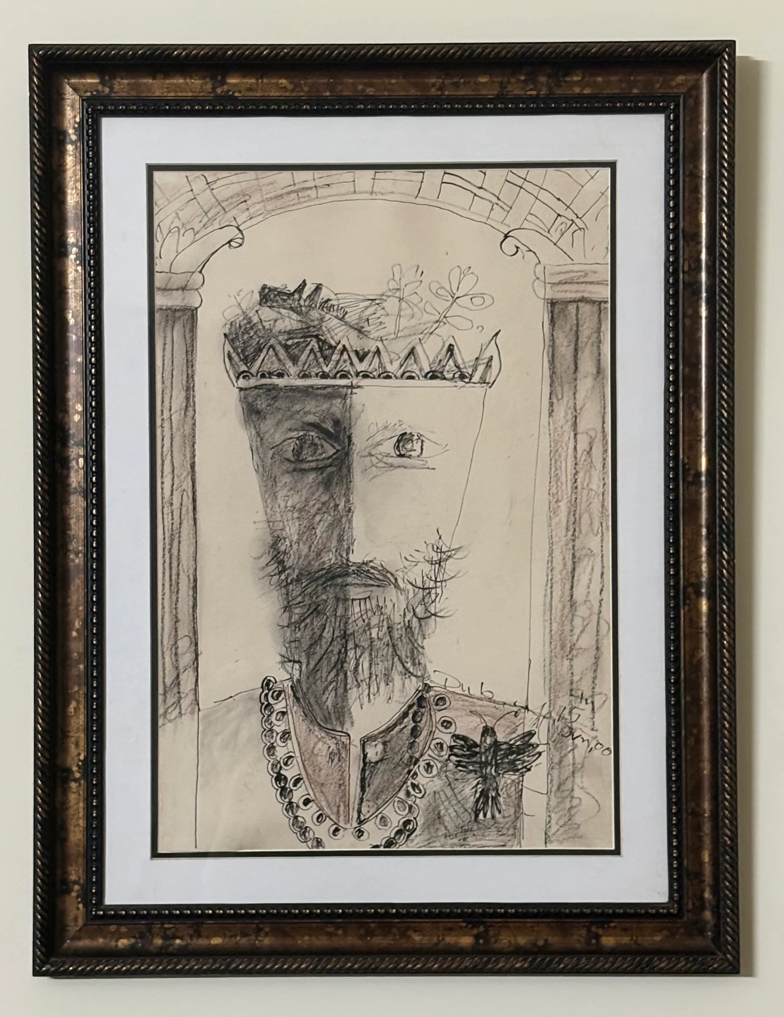 Portrait of a King - framed