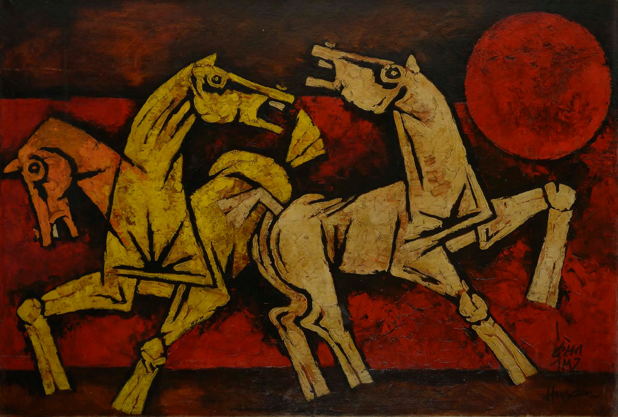 THREE HORSES