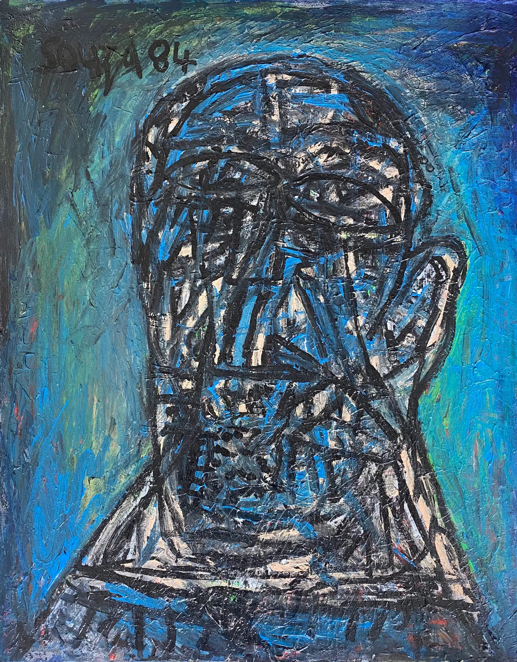 Portrait in Blue