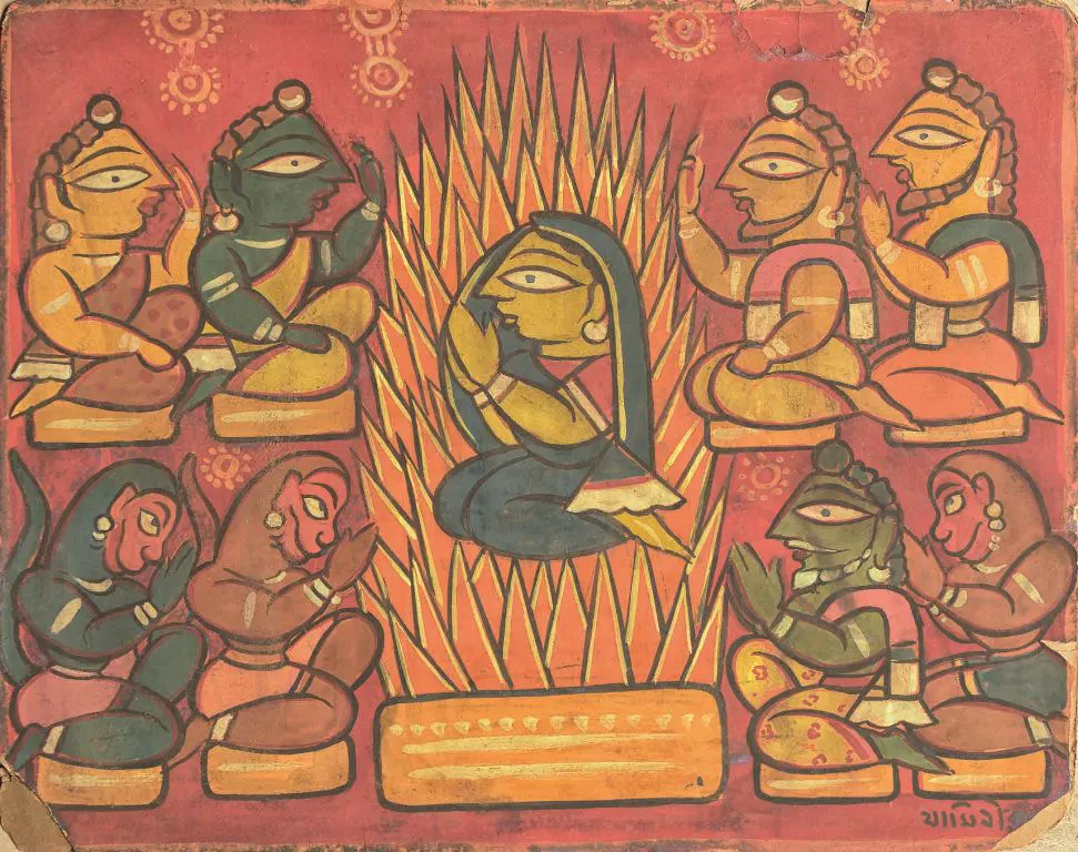 UNTITLED (SITA'S AGNIPARIKSHA / TRIAL BY FIRE)