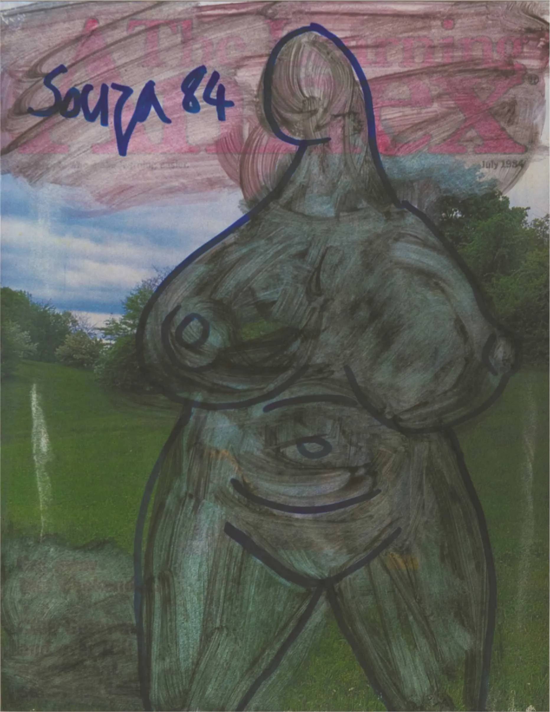 WOMAN STANDING NUDE