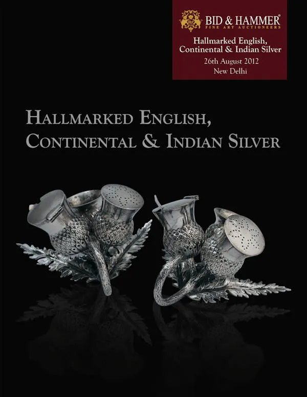 Hallmarked English, Continental & Indian Silver I