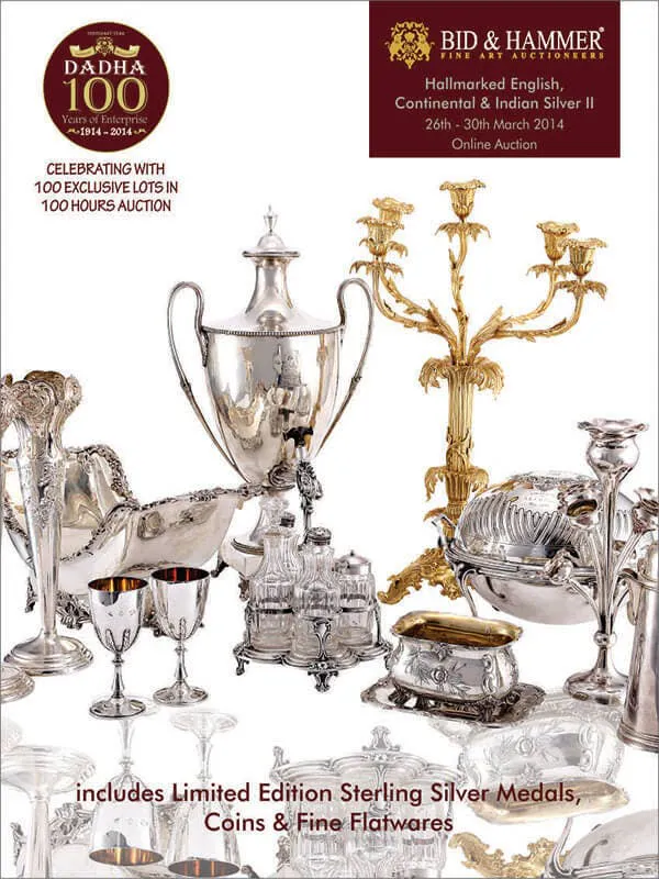 Hallmarked English, Continental & Indian Silver II