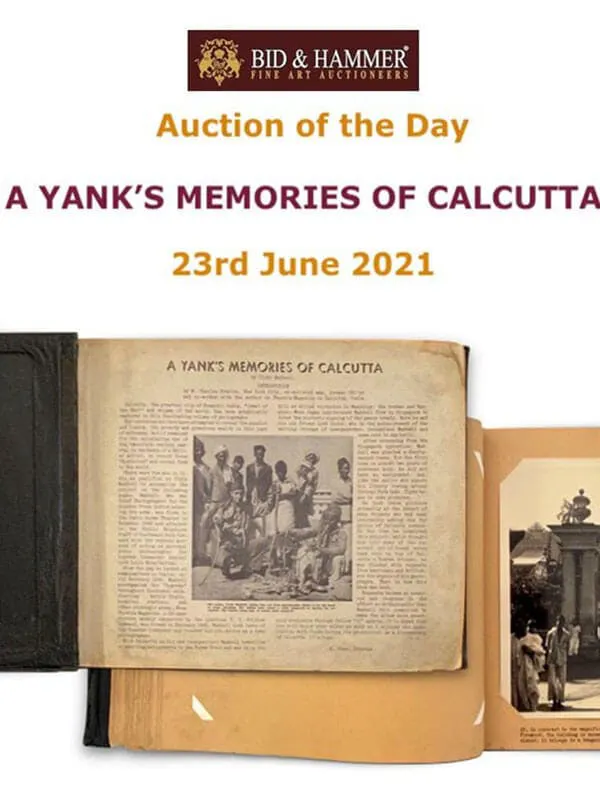 Auction of the Day: A YANK'S MEMORIES OF CALCUTTA
