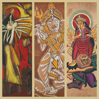 Durga in different avatars