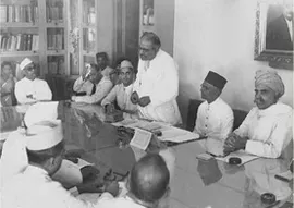 S. Lalchand Dadha participating in one of the Government of India appointed Commissions in New Delhi