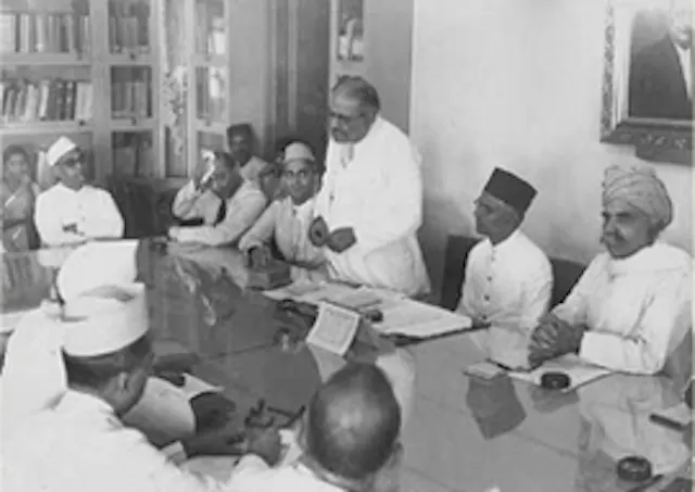 S. Lalchand Dadha participating in one of the Government of India appointed Commissions in New Delhi