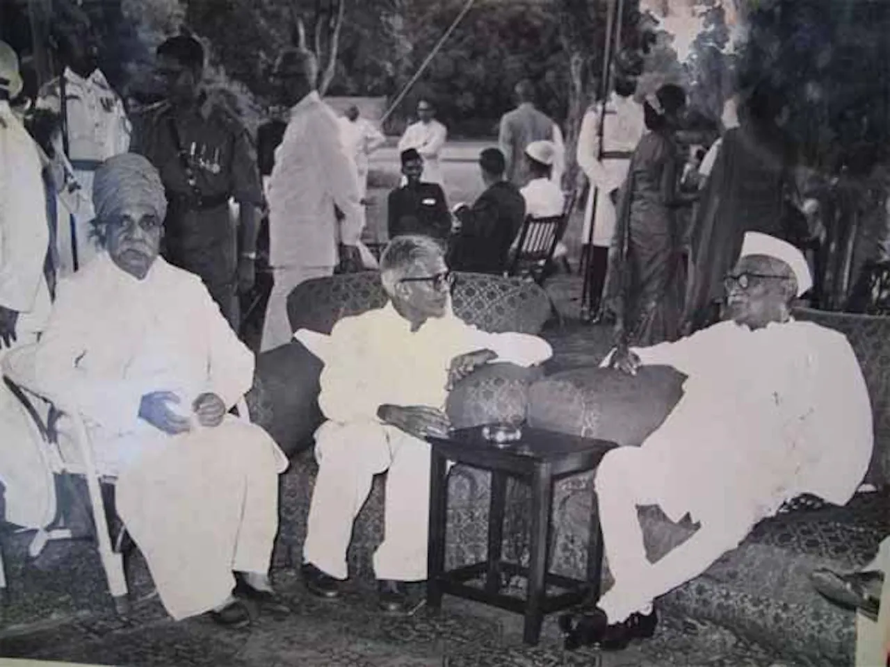 With Dr. Rajendra Prasad, first President of India, at Rashtrapathi Bhawan, New Delhi