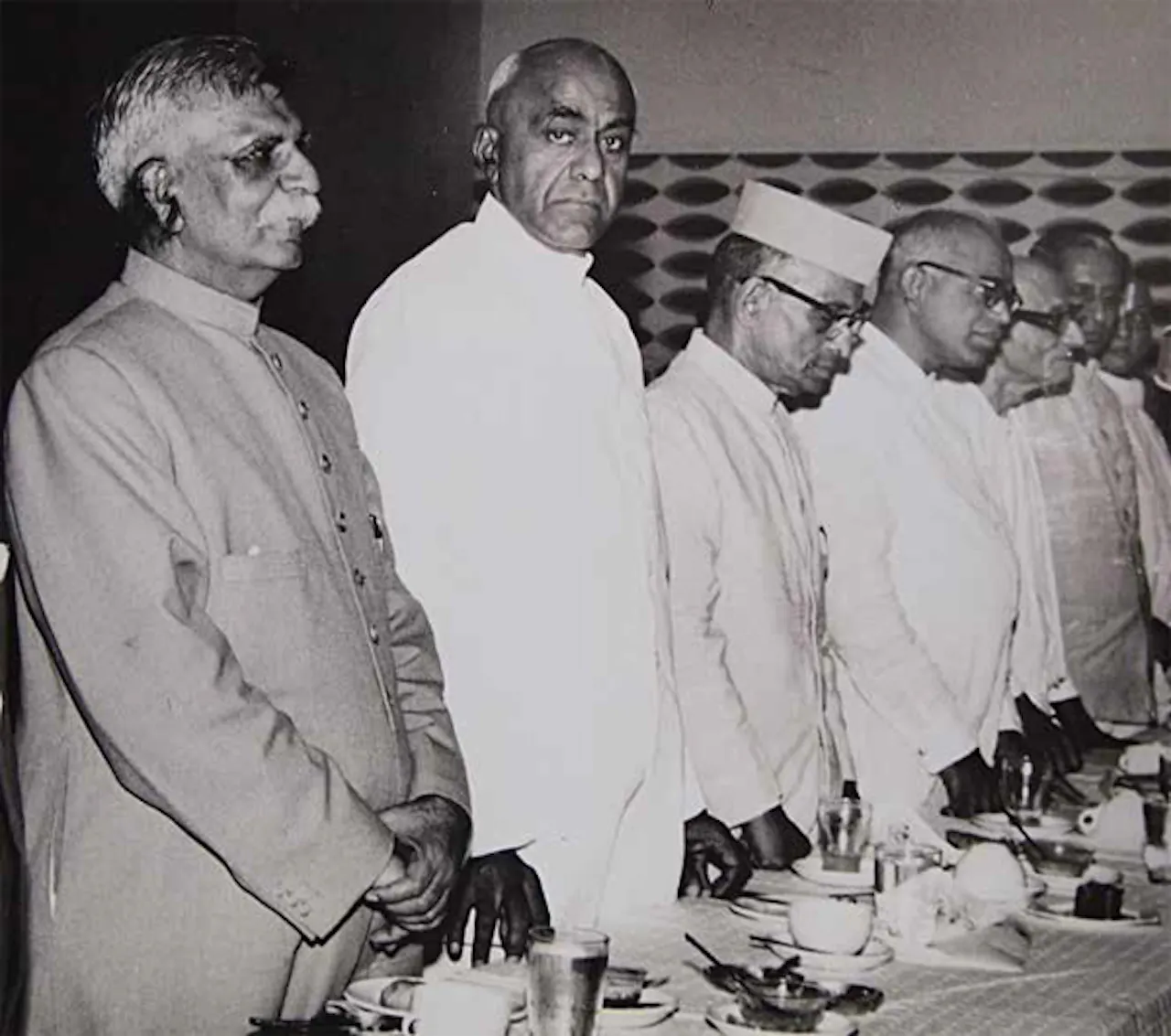 With H.H. Raja Sir Muthiah Chettiar of Chettinad and other dignitaries