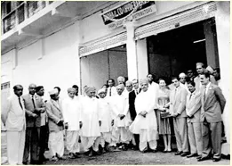 S.Lalchand Dadha at the opening of a Distribution outlet in Hyderabad State