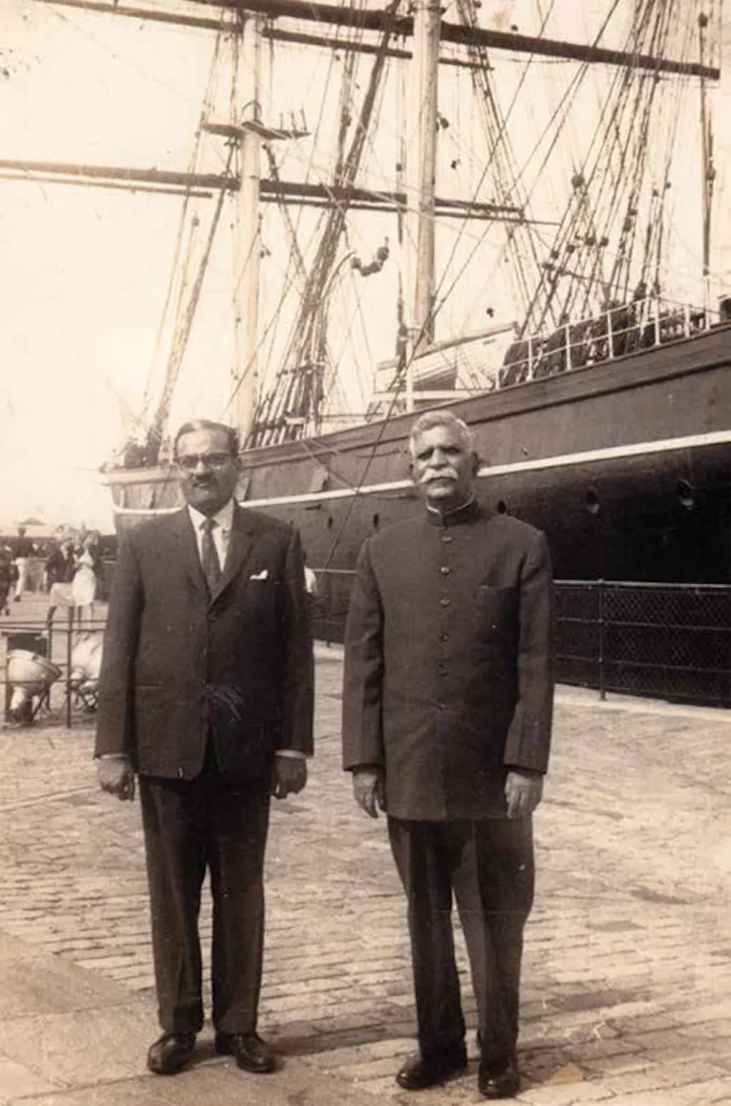 Father & Son in Liverpool, England