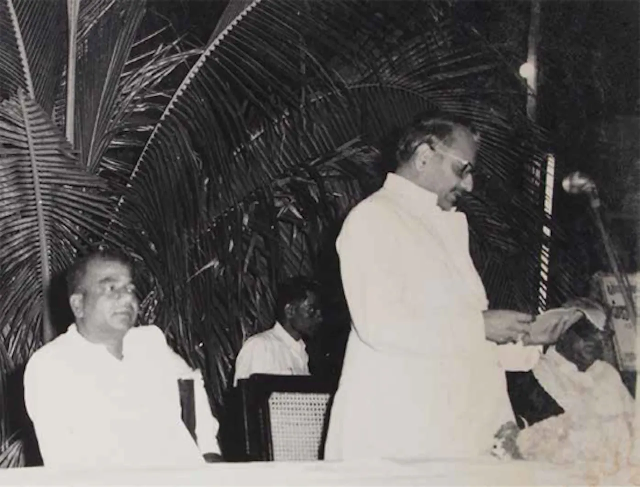 Presiding over a rural Development function in Tamilnadu