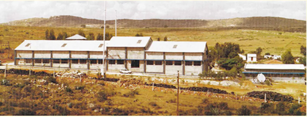 Aerial view of the Reclaim Rubber unit at Dadha Hills, Penukonda