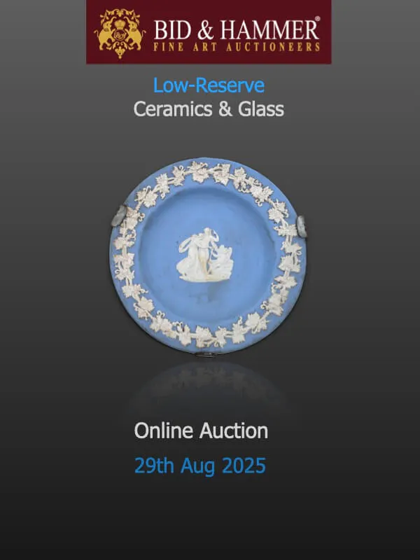 Low-Reserve Auction of Ceramics & Glass