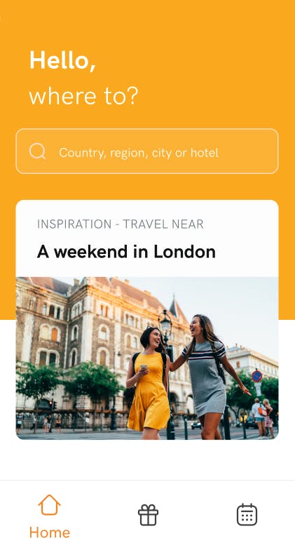 travel app image