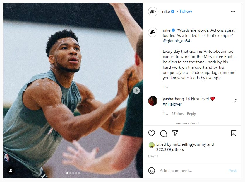 Nike Instagram Post 
