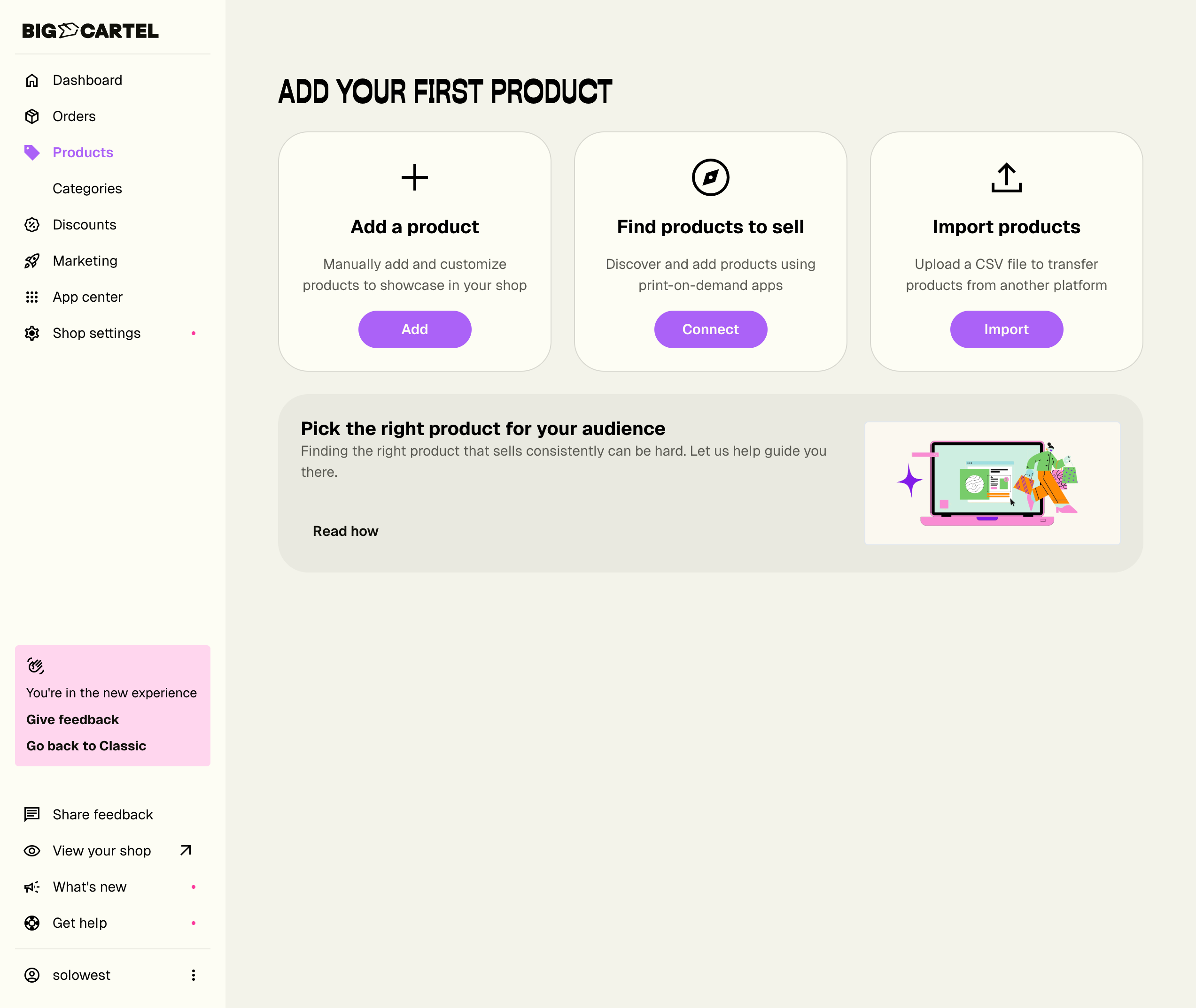 Importing Products