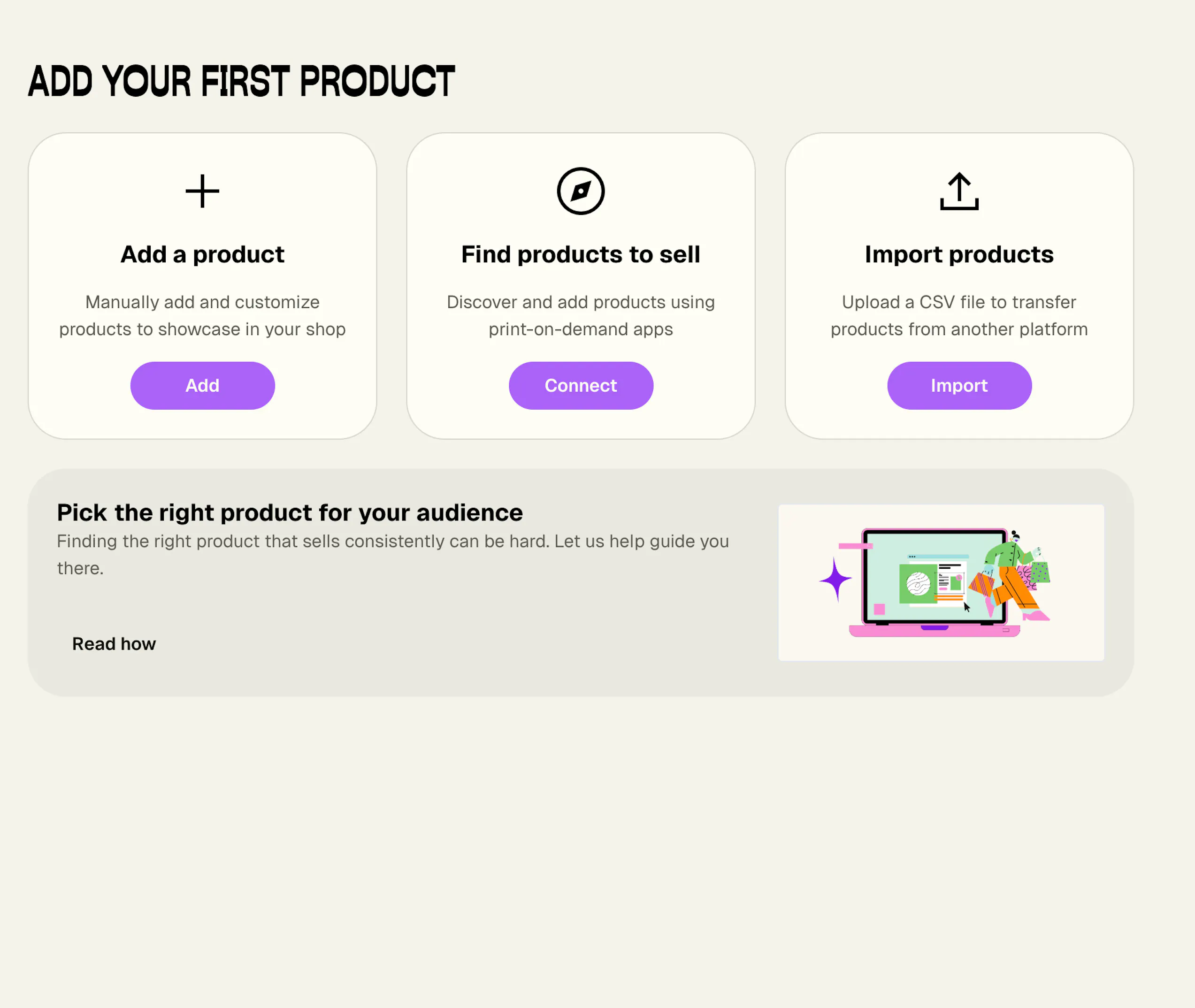 Importing Products