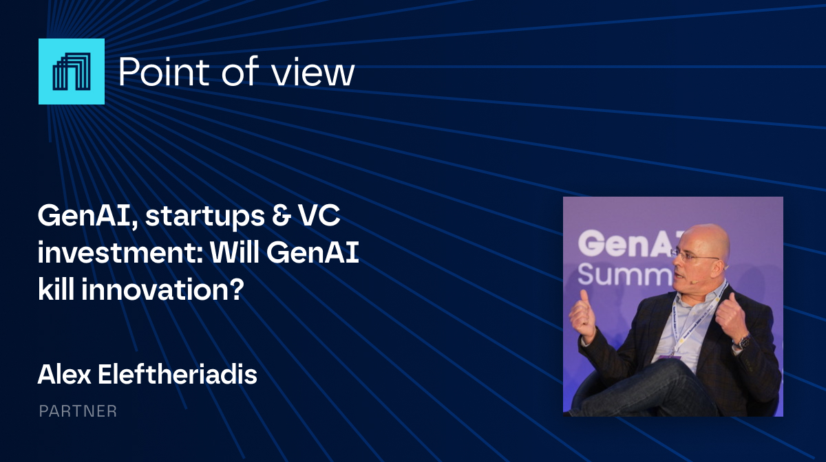GenAI, Startups & VC Investment: Will GenAI Kill Innovation?