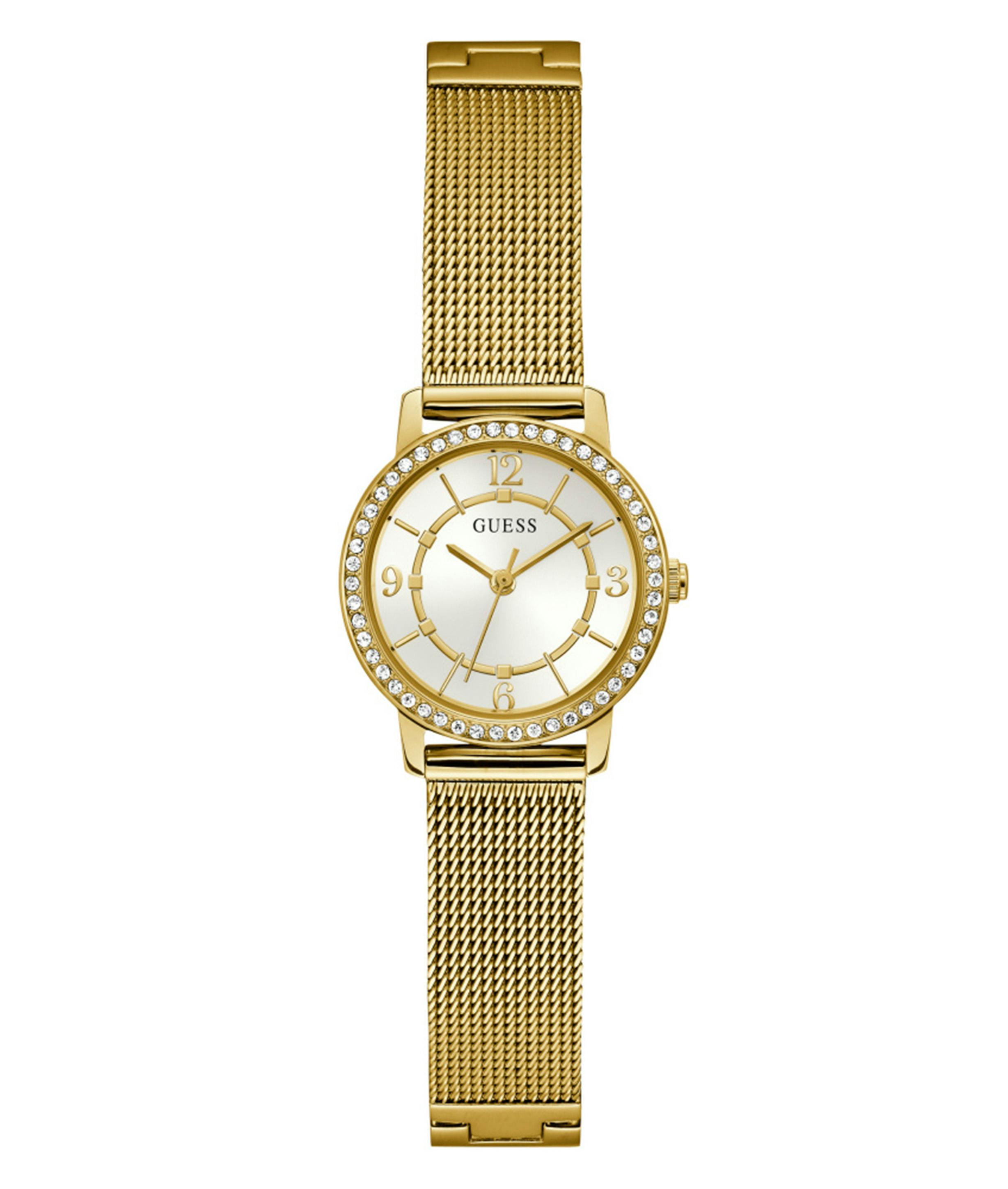 guess edle damenuhr chic
