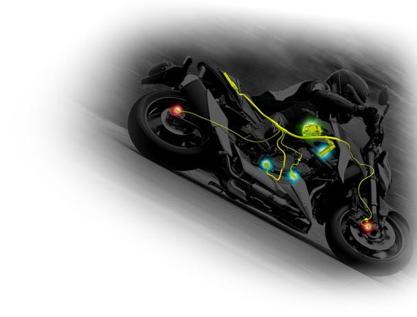 SUZUKI GSX-S750 three-mode traction control system