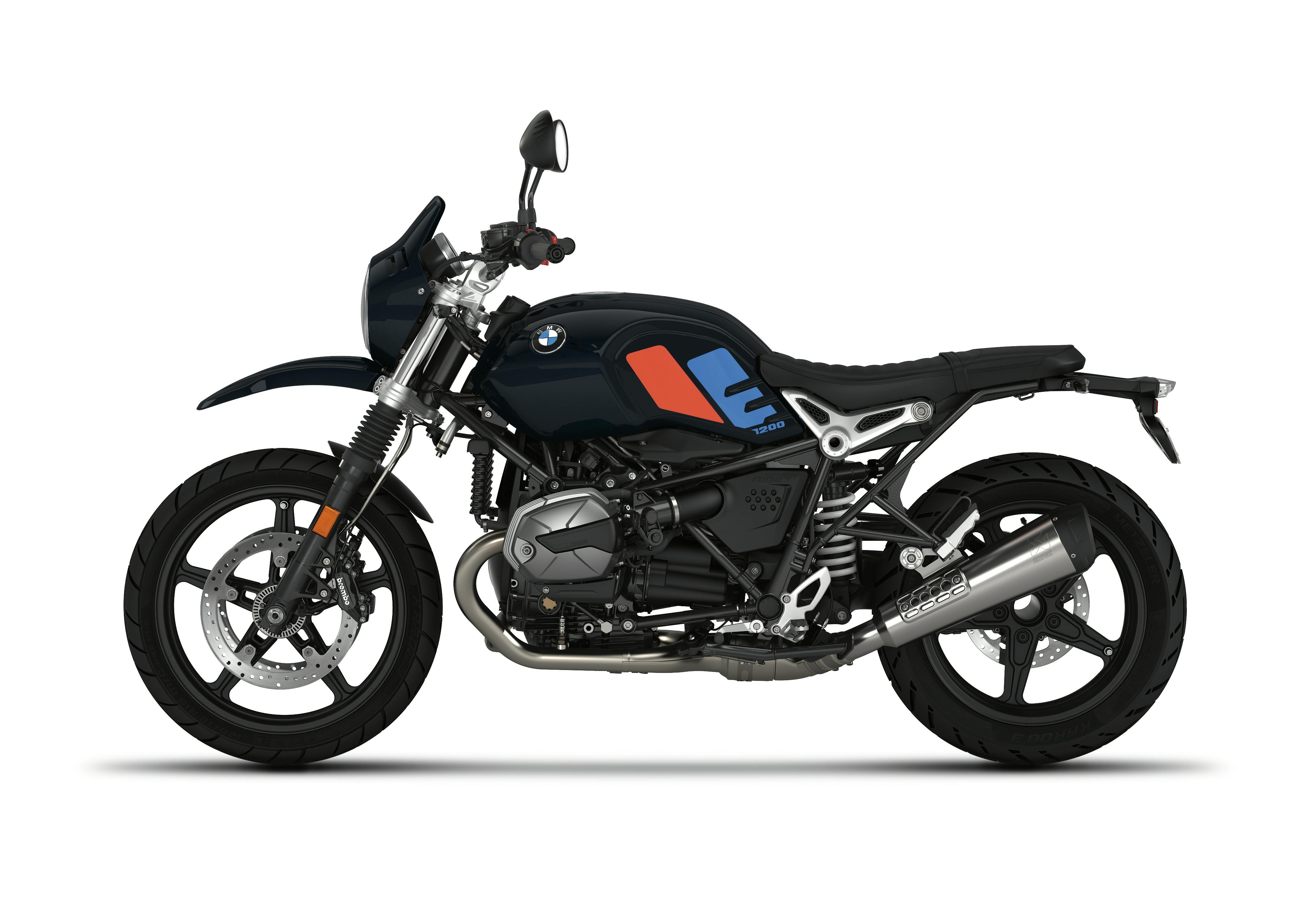 BMW R nineT Urban G/S in Imperial Blue Metallic colour