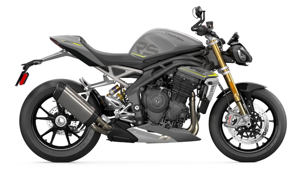 Triumph Speed Triple 1200 RS in Matt Silver Ice