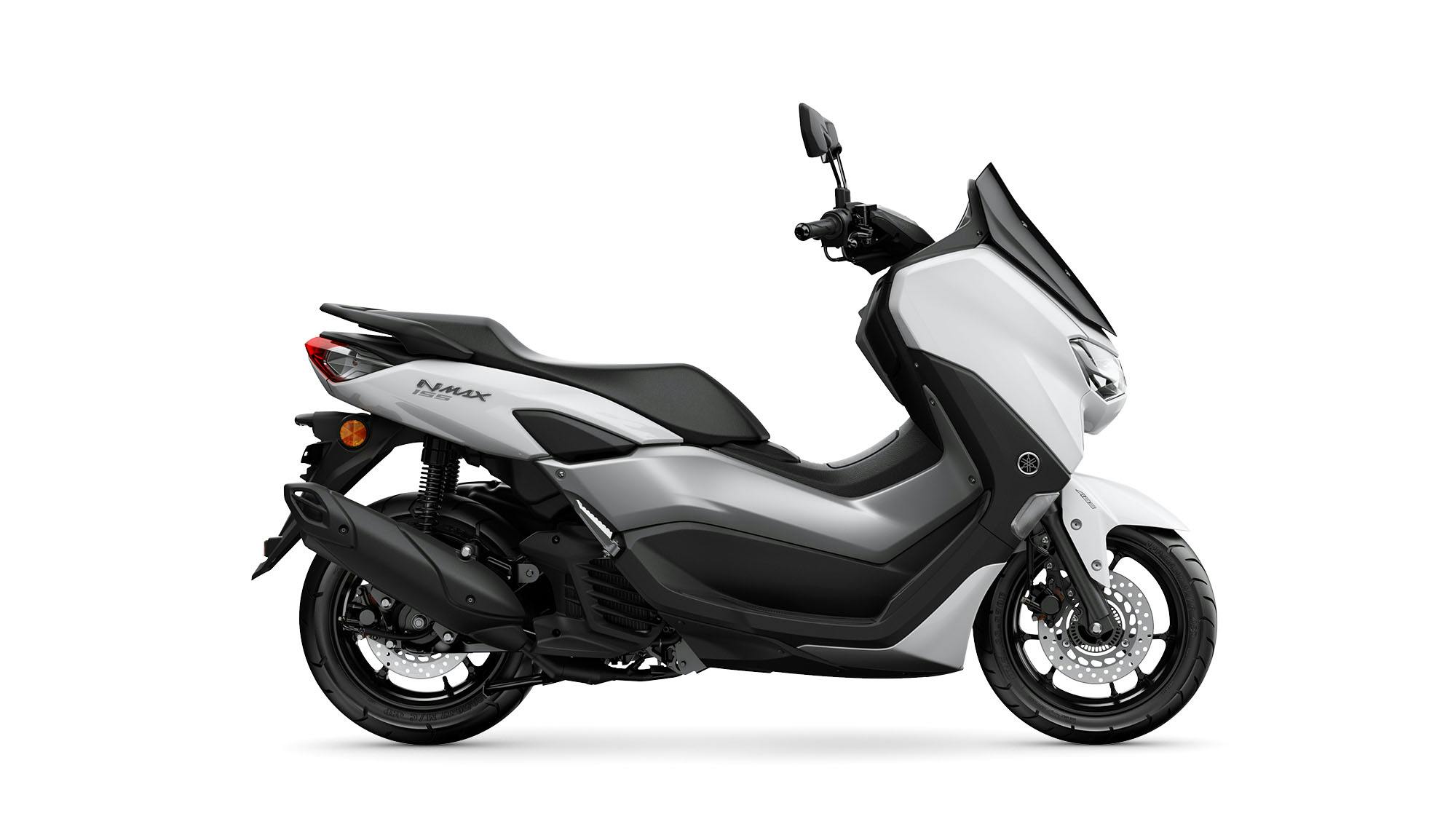 Yamaha NMAX 155 in milky white colour
