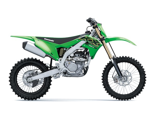 Kawasaki KX250X in Lime Green colour