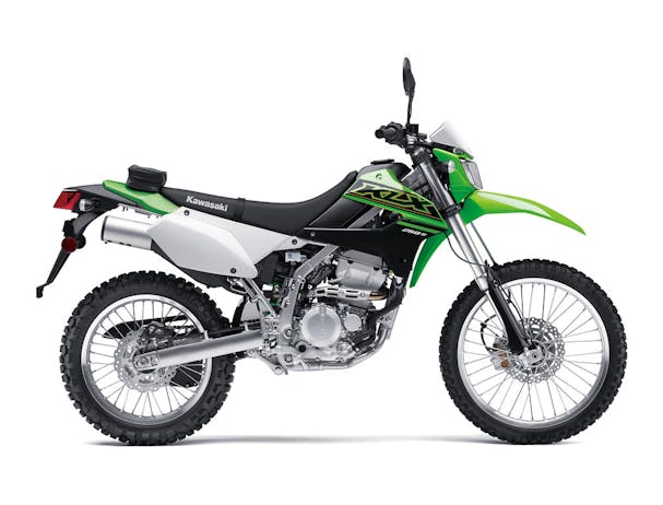 Kawasaki KLX250S in Lime Green colour