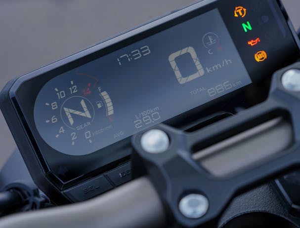 Honda CB650R speedometer