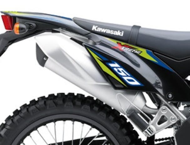 Kawasaki KLX150BF SE exhaust